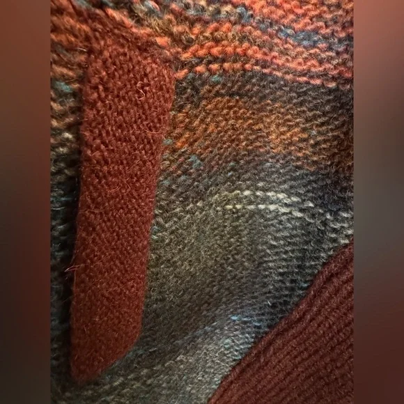 ZADIG & VOLTAIRE Yuno PA Cardigan Sweater Multicolor Wool Mohair Drape- medium